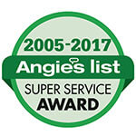Foster Exteriors Window Company Angie's List Super Service Award 2005 2017