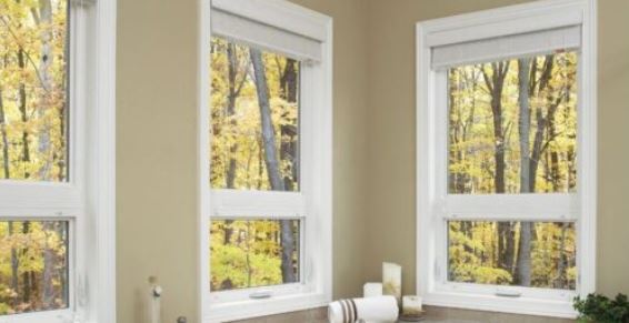 white framed windows indoors in plano, tx