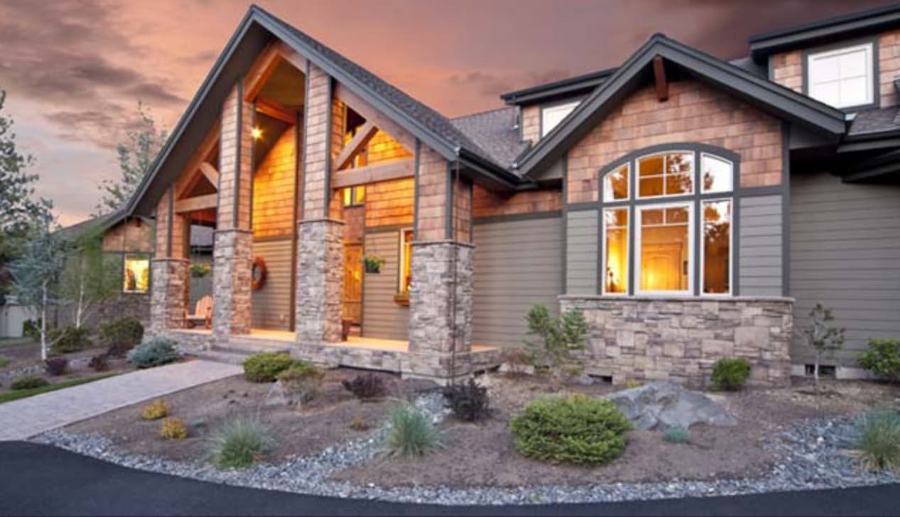 Spacious residential exterior featuring tall energy-efficient windows for Plano, TX replacement windows